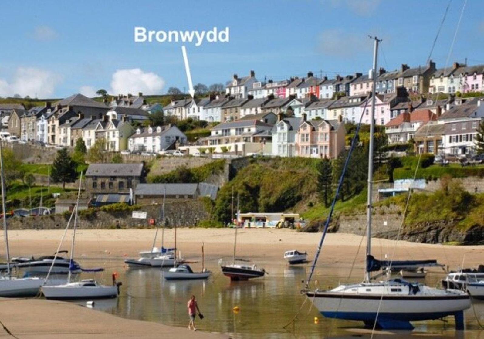 Bronwydd, Large Holiday Home In Seaside Town Of New Quay Exterior foto